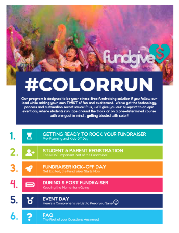 Color run fundraiser